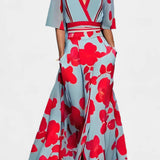 Daphne Vestido Envoltura Floral con Elegancia Atemporal