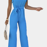 Shalonda Mono Elegante sin Mangas con Lazo