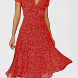 Nuria Vestido Midi Diario con Escote en V