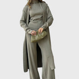 Mahalia Conjunto de Punto de 3 Piezas