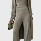 Mahalia Conjunto de Punto de 3 Piezas