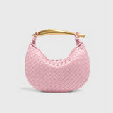 Gerda Bolso Woven con Asa Dorada
