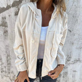 Brisa | Chaqueta de pana con capucha y cremallera