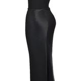 Emily Vestido Maxi Drapado Sin Tirantes