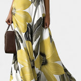 Regina Vestido Clásico con Estampado Floral