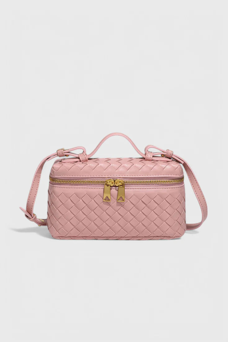 Milla Bolso Mini Woven con Accesorios Dorados