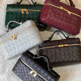 Milla Bolso Mini Woven con Accesorios Dorados