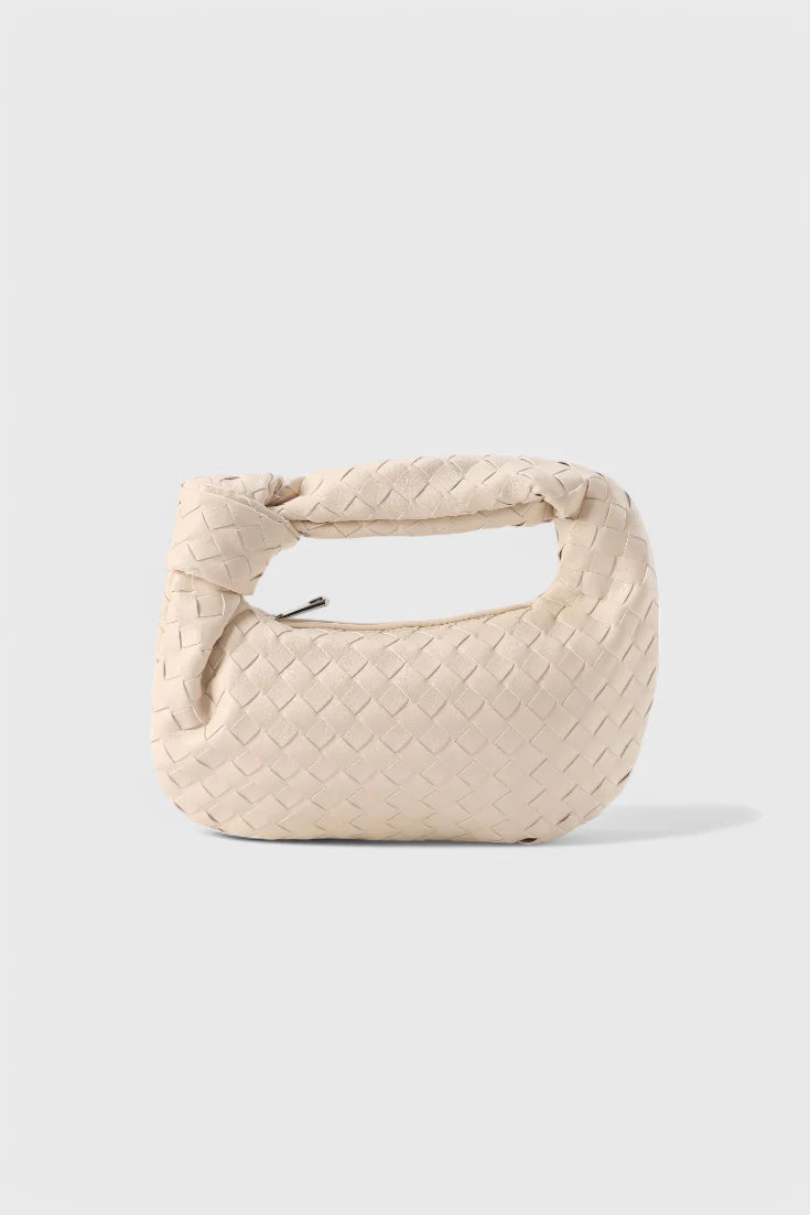 Sage Bolso Satchel Mini Woven
