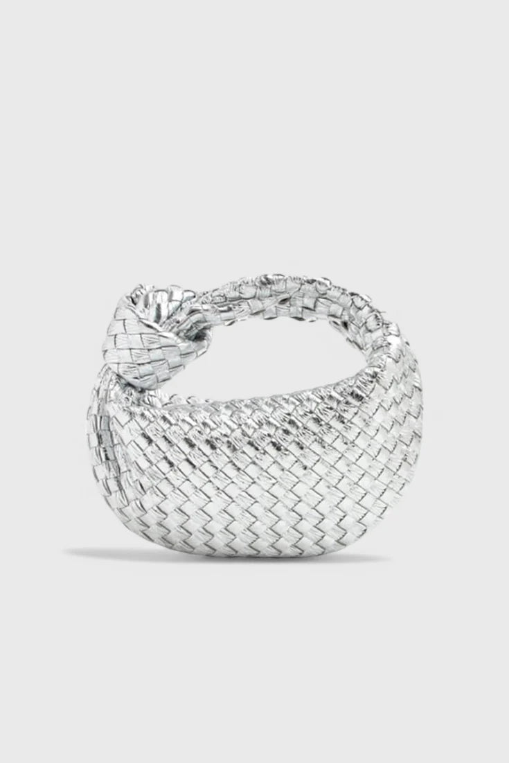 Sage Bolso Satchel Mini Woven