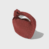 Remi Bolso Mini Woven con Detalle de Nudo