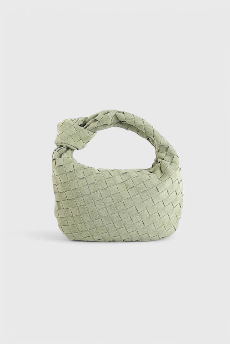 Remi Bolso Mini Woven con Detalle de Nudo