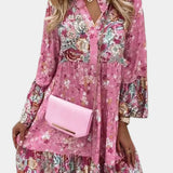 Vera Vestido Mini A-Line Floral Boho