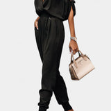 Solene Mono Casual de Hombros Descubiertos con Escote en V