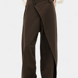 Oaklyn Pantalones Rectos con Drapado Moderno