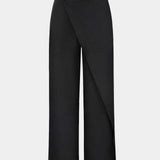 Oaklyn Pantalones Rectos con Drapado Moderno