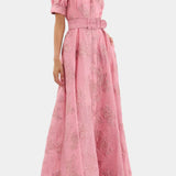 Celestine Vestido Maxi con Manga Abullonada