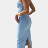 Iveta Vestido Sin Tirantes y Sin Espalda