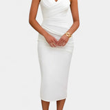 Iveta Vestido Sin Tirantes y Sin Espalda