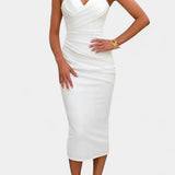 Iveta Vestido Sin Tirantes y Sin Espalda