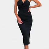 Iveta Vestido Sin Tirantes y Sin Espalda