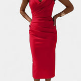 Iveta Vestido Sin Tirantes y Sin Espalda