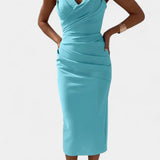 Iveta Vestido Sin Tirantes y Sin Espalda