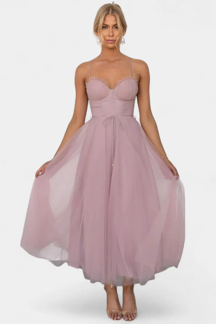 Eileen Vestido Midi de Tul