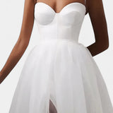 Widya Vestido Maxi de Tul Elegante