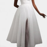 Widya Vestido Maxi de Tul Elegante