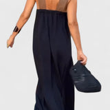 Edith Vestido de Cuello Cruzado con Espalda Descubierta