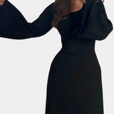 Livia Vestido de Punto con Cintura