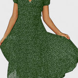 Nuria Vestido Midi Diario con Escote en V