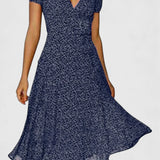 Nuria Vestido Midi Diario con Escote en V