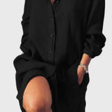 Marlene Vestido Camisa de Lino Longline