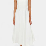 Mary Vestido Midi A-Line Sin Mangas