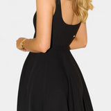 Mary Vestido Midi A-Line Sin Mangas