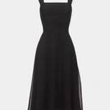 Mary Vestido Midi A-Line Sin Mangas