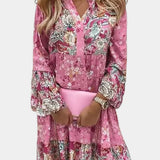 Vera Vestido Mini A-Line Floral Boho