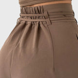 Sophie Pantalones de pierna ancha con cordones