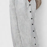 Isoldean Pantalones Cortos de Verano a Rayas