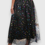 Claire Falda de Lunares Colorida