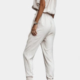 Solene Mono Casual de Hombros Descubiertos con Escote en V