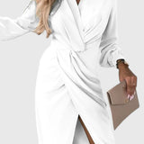 Lillian Vestido Midi con Detalle Cortado