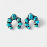 Pendientes Herradura de Piedra Natural