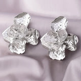 Pendientes Brillantes con Forma de Flor
