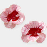 Pendientes Geométricos con Forma de Flor