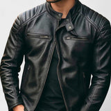 Troels™ | Chaqueta de cuero de primera calidad