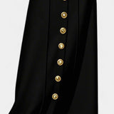 Ada Falda de Botones Suelta con Bolsillos y Estilo Urbano