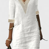 Malia Vestido Midi de Elegancia Casual