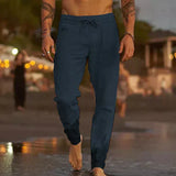 Mateo - Pantalones Casuales De Lino